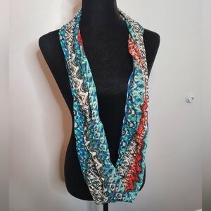 Neon Soul Chevron Infinity Scarf